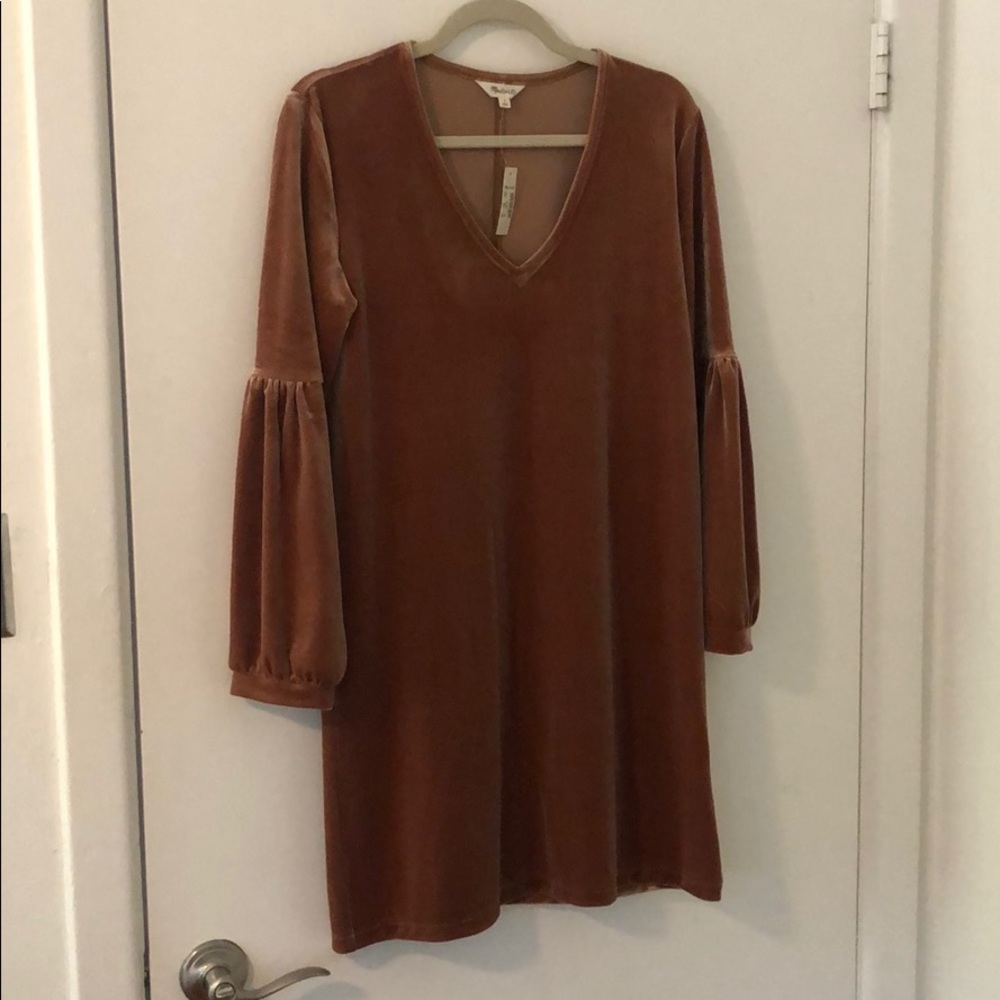 Madewell velvet dress